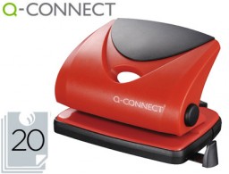 KF02156 Taladrado Q-Connect 20 hojas rojo