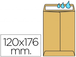 SB47 1.000 bolsas Liderpapel salarios 120x170mm. kraft marrón 70g/m²