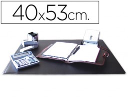 KF26794 Vade sobremesa Q-Connect PVC negro 40x53 cm.