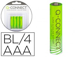 KF00488 4 pilas alcalinas Q-Connect AAA LR03