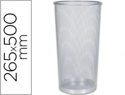 KF00828 Paragüero Q-Connect rejilla metálica plata