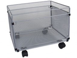 KF00830 Carro para carpetas colgantes Q-Connect rejilla plata