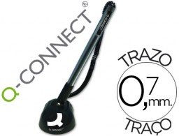 KF00841 Bolígrafo Q-Connect con peana tinta azul