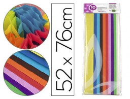 SE02 10h. papel seda Liderpapel 52x76cm. 18g/m² colores surtidos