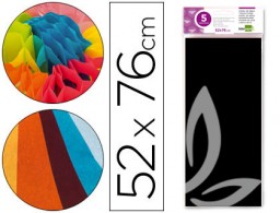 SE09 5h. papel seda Liderpapel 52x76cm. 18g/m² negro