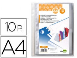 WR01 10 fundas intercambiables Liderpapel Din A-4
