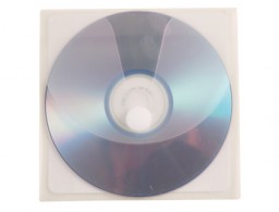 KF03299 5 fundas para CD/DVD Q-Connect autoadhesivas con velcro