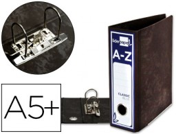 AZ12 Archivador de palanca Liderpapel Classic Blue 4º negro lomo ancho