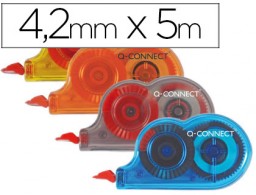 KF27028 28 correctores de cinta Q-Connect mini 4,2mm.x5m.