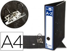 AZ04 Archivador de palanca Liderpapel Classic Blue A4 negro lomo ancho