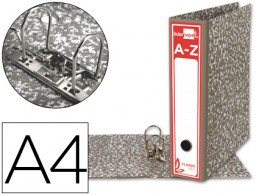 AZ03 Archivador de palanca Liderpapel Classic Red A4 gris lomo ancho