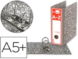 AZ11 Archivador de palanca Liderpapel Classic Red 4º gris lomo ancho