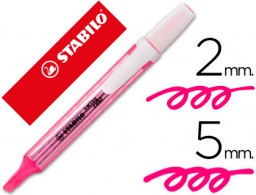 Marcador fluorescente Stabilo Swing Cool tinta rosa