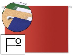 SF10 Carpeta colgante Liderpapel Folio roja