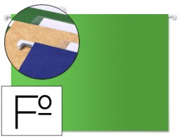 SF11 Carpeta colgante Liderpapel Folio verde
