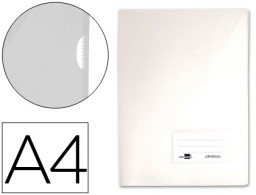 BL05 Carpeta dossier uñero Liderpapel A4 incoloro solapa y tarjetero