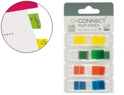 KF03631 4x36 banderitas señalizadoras Q-Connect 12x45 mm. Colores