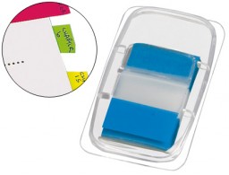 KF03632 50 banderitas señalizadoras Q-Connect 25x45mm. azules