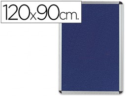 KF01077 Tablero de anuncios Q-Connect 120x90cm. tapizado azul