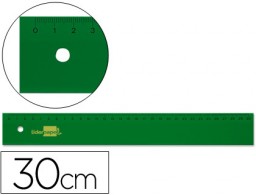 RG02 Regla Liderpapel acrílico verde 30cm.