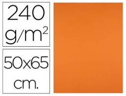 CX09 Cartulina Liderpapel 50x65cm. 240g/m² naranja