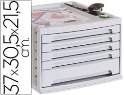 A17482847 Módulo 5 cajones Q-Connect gris