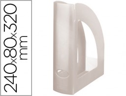 KF04209 Revistero Q-Connect plástico transparente