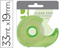 KF27009 Miniportarrollo Q-Connect con cinta de 33m.x19mm.