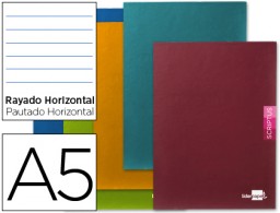 LB22 Libreta Liderpapel Scriptus A5+ 48h 90g/m² horizontal colores surtidos
