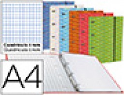 BZ01 Carpeta Liderpapel A-4 4 anillas 20 mm. con recambio c/5 mm.