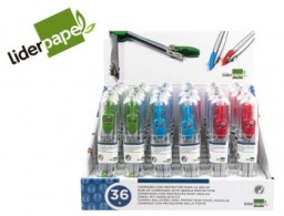 MP11 Compás Liderpapel con protector de punta colores surtidos