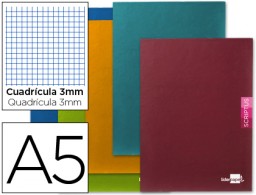 LB16 Libreta Liderpapel Scriptus A5+ 48h 90g/m² c/3mm. colores surtidos