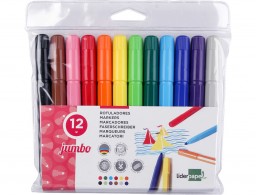 RT08 12 rotuladores Liderpapel Jumbo