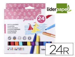 RT09 24 rotuladores Liderpapel Jumbo