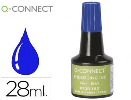 KF25103 Frasco tinta tampón Q-Connect azul 28 ml.