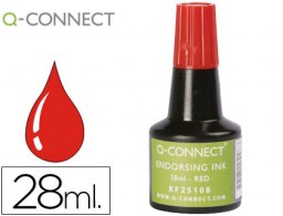 KF25108 Frasco tinta tampón Q-Connect rojo 28 ml.