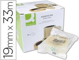 KF15085 Cinta adhesiva Q-Connect 33m.x19 mm. Encelofanada