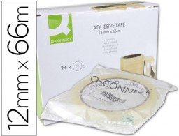 KF15088 Cinta adhesiva Q-Connect 66m.x12 mm. Encelofanada