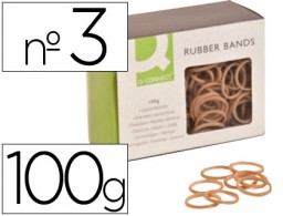 KF14691 100g. gomillas elásticas Q-Connect 30x2mm.