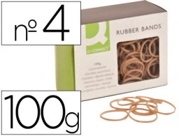 KF14692 100g. gomillas elásticas Q-Connect 40x2mm.