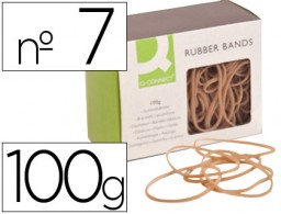 KF14695 100g. gomillas elásticas Q-Connect 70x2mm.