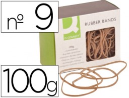 KF14696 100g. gomillas elásticas Q-Connect 90x2mm.