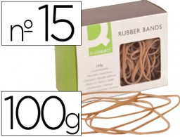 KF14697 100g. gomillas elásticas Q-Connect 150x2mm.