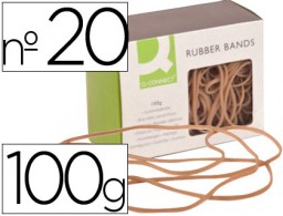 KF15048 100g. gomillas elásticas Q-Connect 200x2mm.