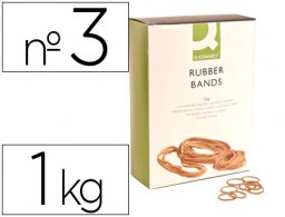 KF14680 1Kg. gomillas elásticas Q-Connect 30x2mm.