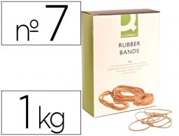 KF14684 1Kg. gomillas elásticas Q-Connect 70x2mm.