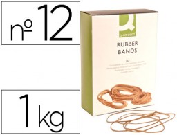 KF14688 1Kg. gomillas elásticas Q-Connect 120x2mm.