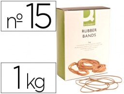 KF15179 1Kg. gomillas elásticas Q-Connect 150x2mm.