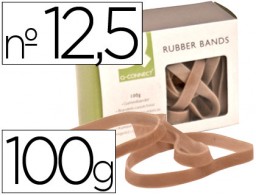 KF10596 100g. bandas elásticas Q-Connect 125x9mm.