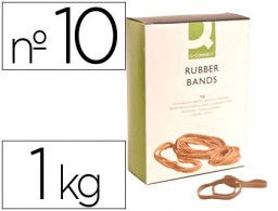 KF15182 1Kg. bandas elásticas Q-Connect 100x9mm.